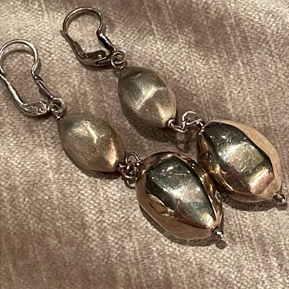Italian Sterling Silver 925 Modern Earrings
